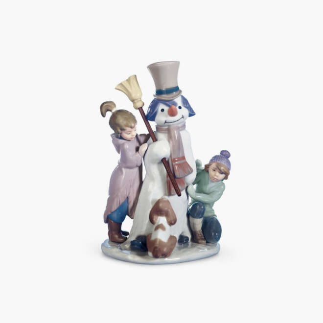 Figura niños Muñeco de nieve