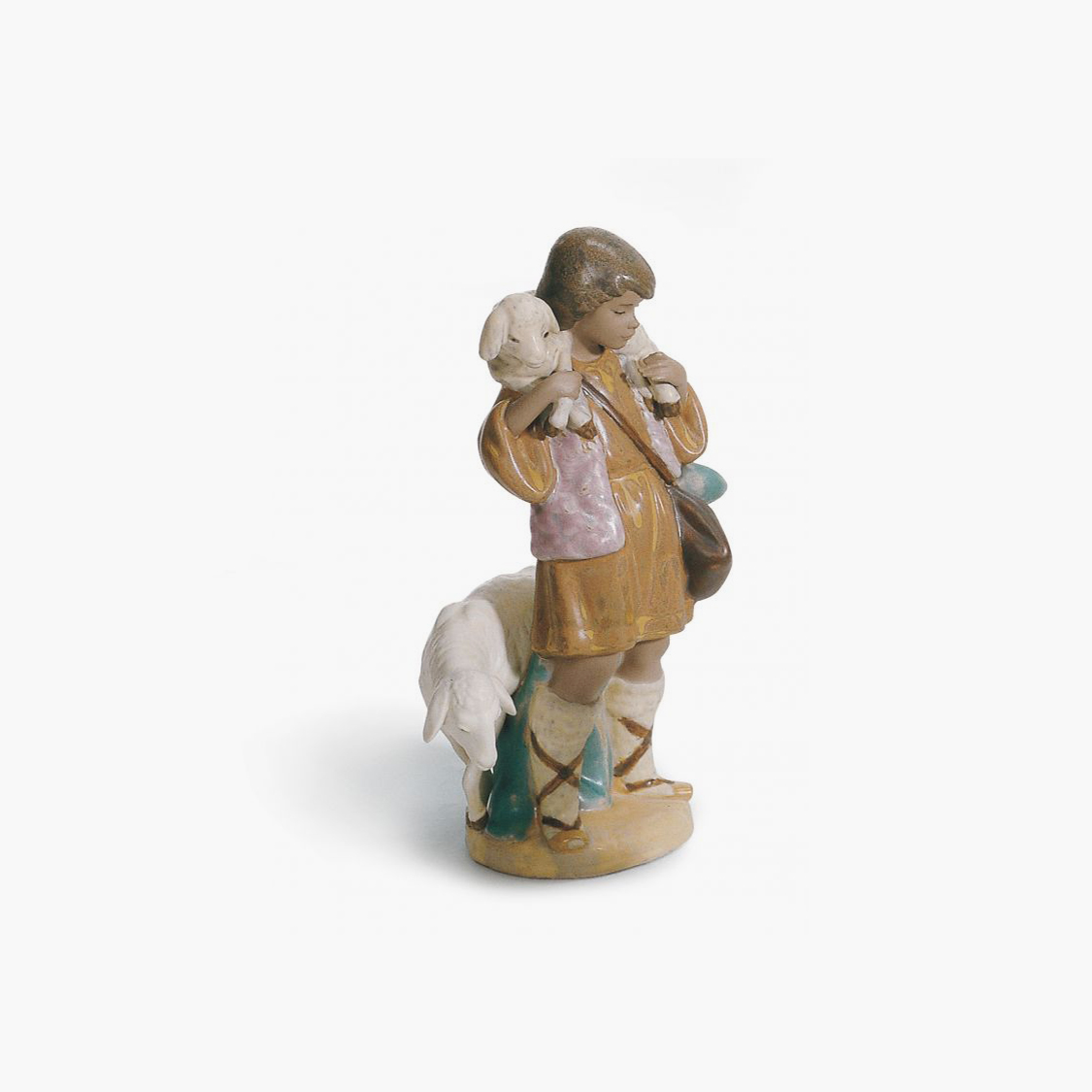 Figura Pastor joven en Belén. Gres