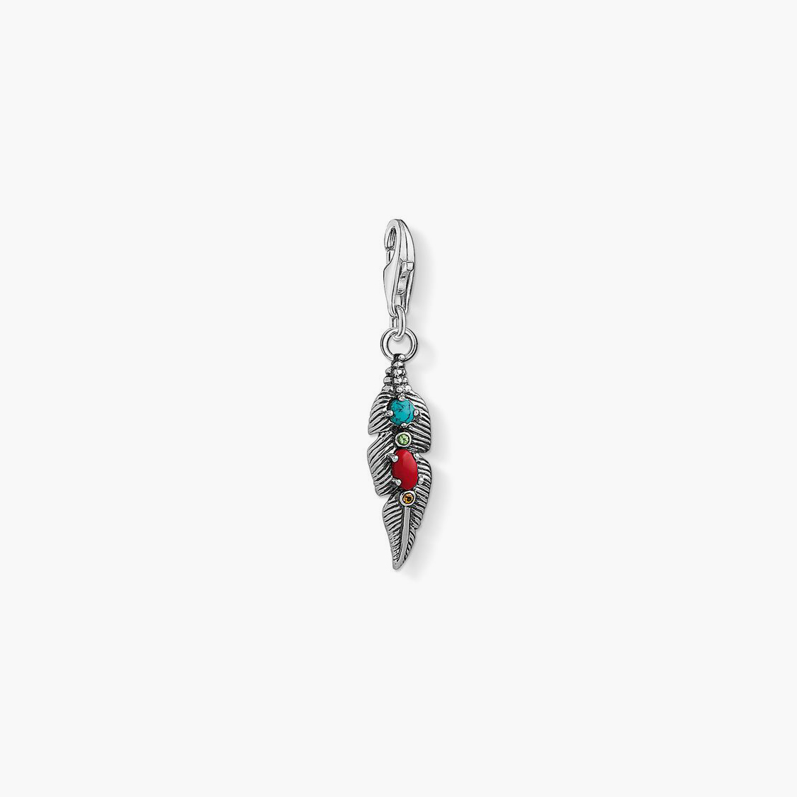 COLGANTE CHARM "PLUMA ÉTNICA"