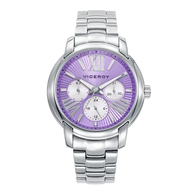Viceroy - Reloj de Mujer Chic con caja y brazalete en acero esfera violeta