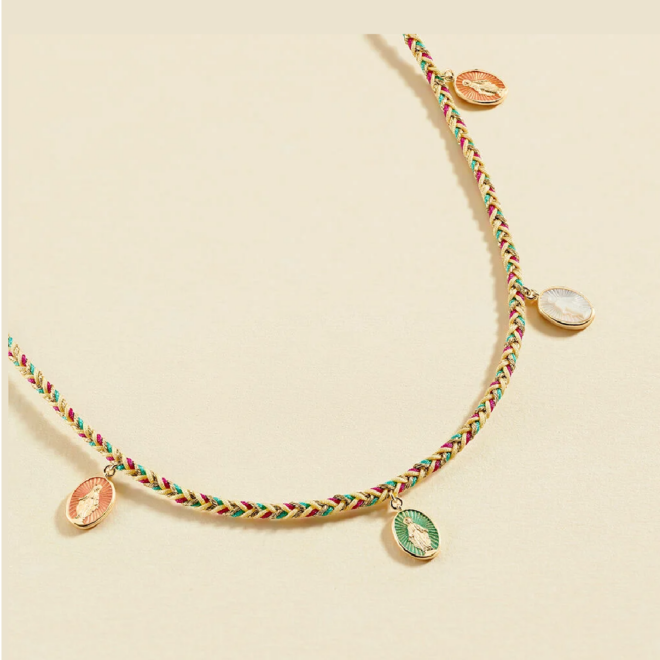 Agatha Paris - Collar Largo Evening - Multicolor / Dorado