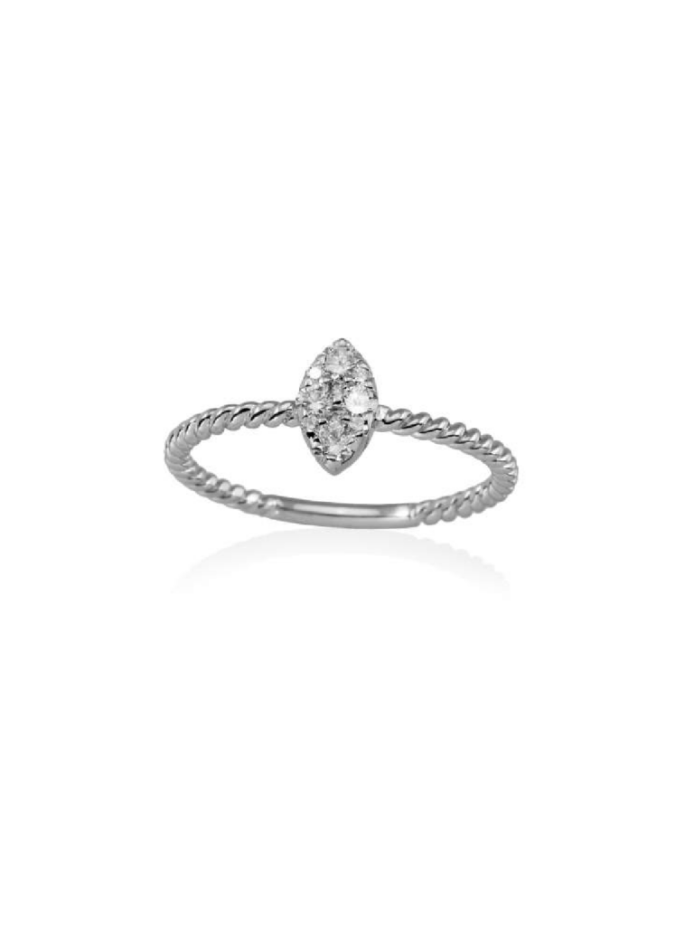 Marina García - Anillo en Oro 18Kt. y diamantes