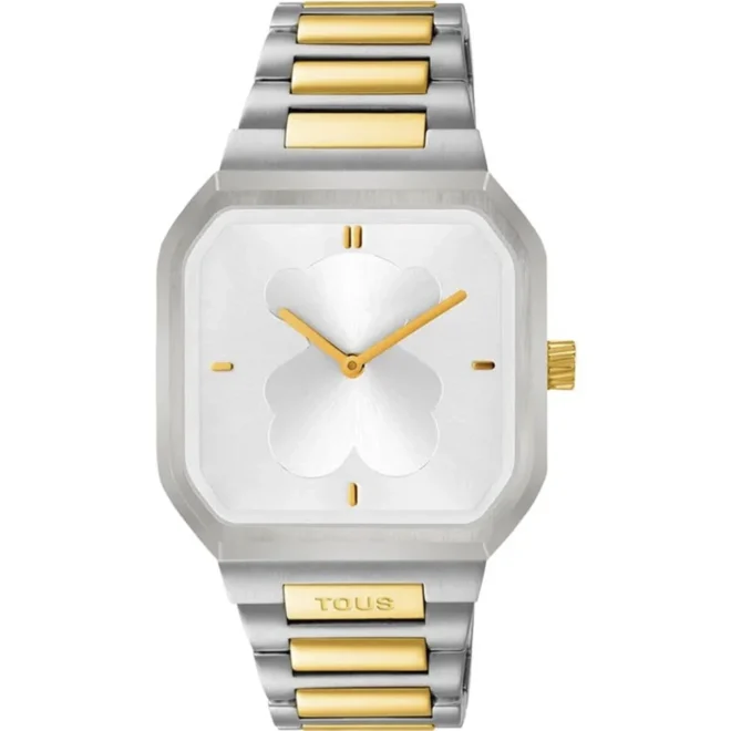Reloj analógico bicolor TOUS D-Bear de acero inoxidable 3000137400
