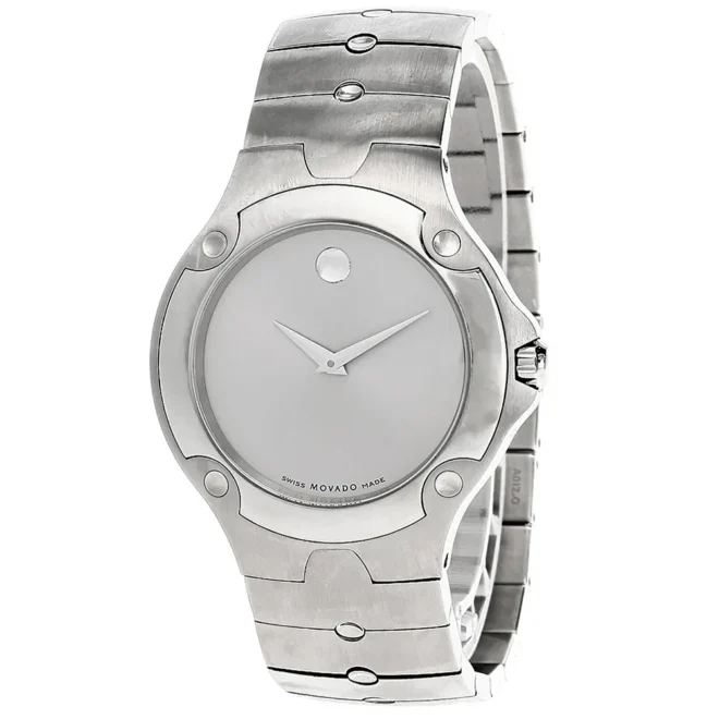 Reloj Movado de mujer con un elegante brazalete de acero inoxidable 84.G4.1851.A012.11/002