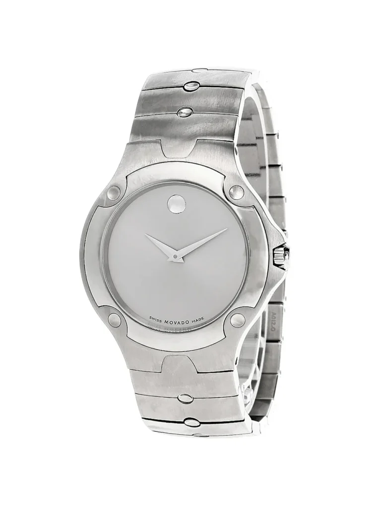 Reloj Movado de mujer con un elegante brazalete de acero inoxidable 84.G4.1851.A012.11/002