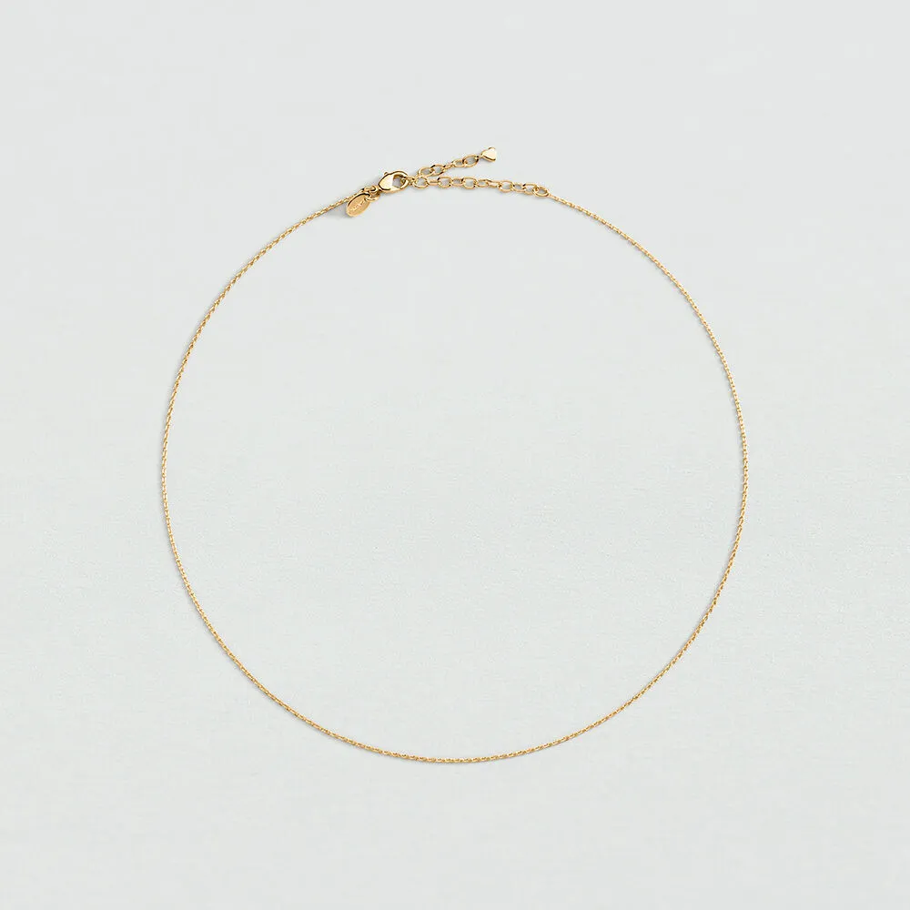 Collar midi Agatha Paris Lucky Pavé cadena forçat dorada, 39 cm + 5 cm 02681173-157-TU - Imagen 2
