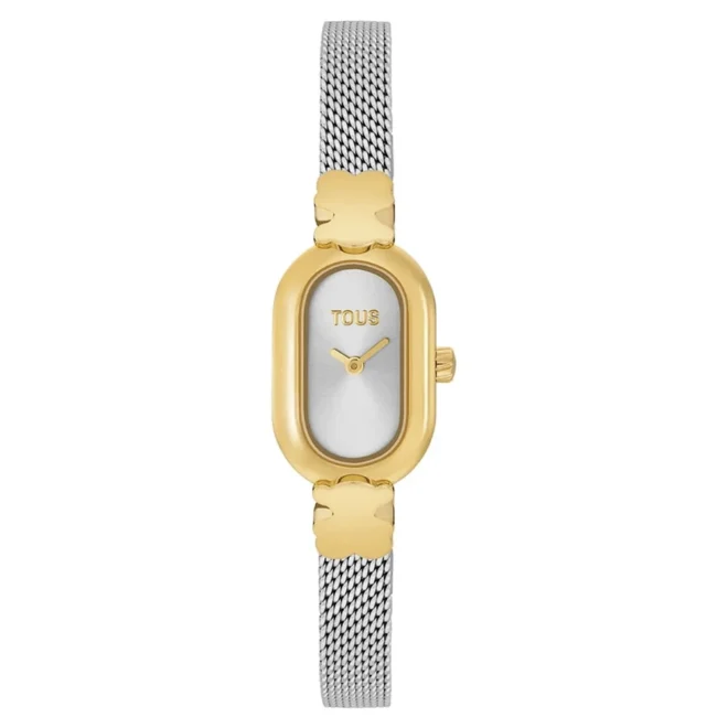 Reloj joya TOUS Oval Icon bicolor acero/acero dorado 3000145300