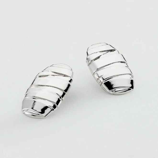 Pendientes largos BE Agatha Paris Plateado colección María Pombo - 02351021-064-TU