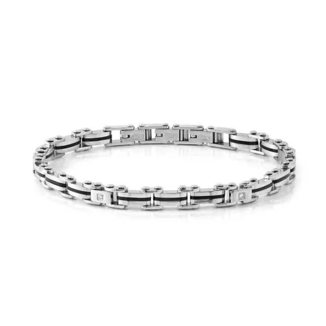 Pulsera Nomination Strong acero triple placa