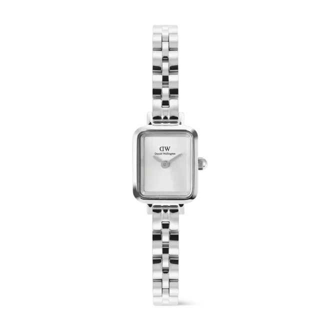Reloj Daniel Wellington Quadro Mini Arch blanco plata