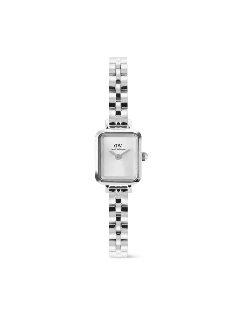 Reloj Daniel Wellington Quadro Mini Arch blanco plata