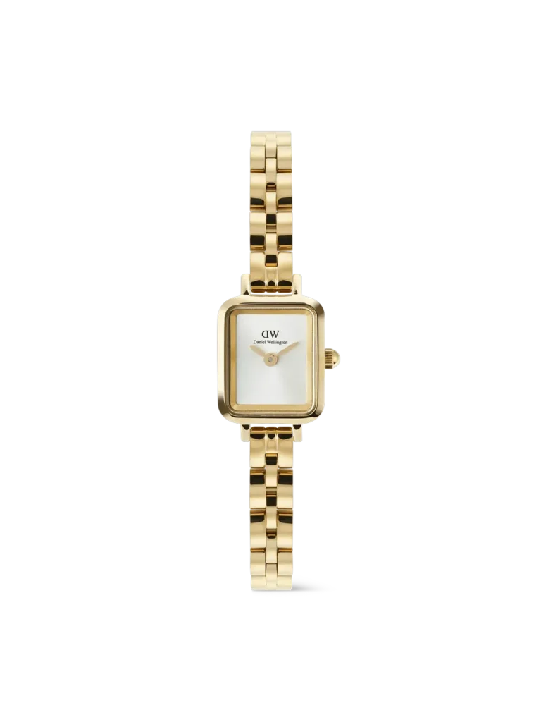 Reloj Daniel Wellington Quadro Mini Arch blanco oro