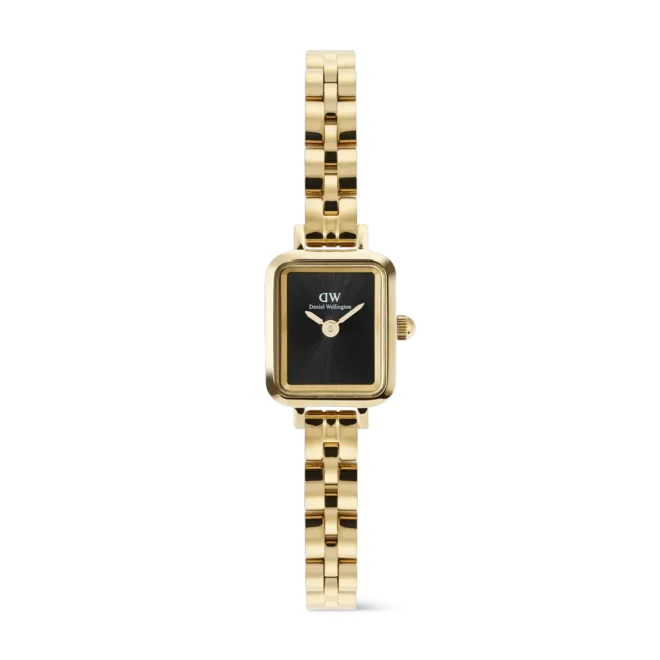 Reloj Daniel Wellington Quadro Mini Arch onyx oro