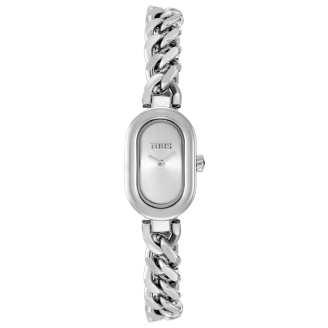 Reloj analógico TOUS Oval Time brazalete cadena acero - 3000140300