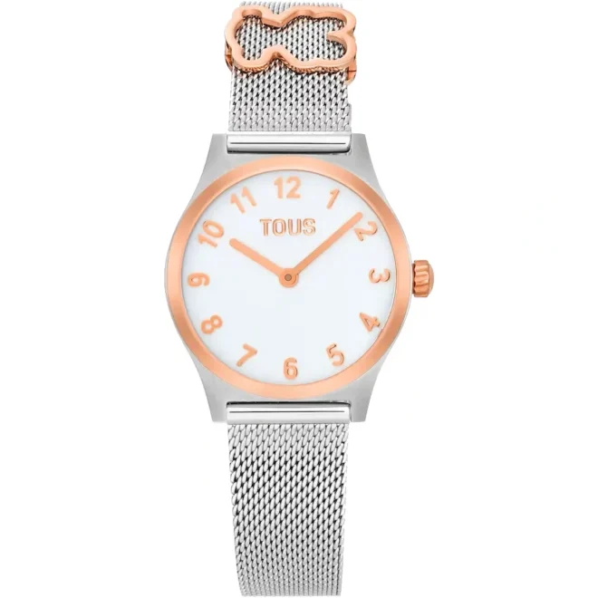 Reloj TOUS Analógico Con Brazalete De Acero Con Motivo, Acero Rosado Y Esfera De Nácar Con Motivos Epic Icon Kdt - 3000148800