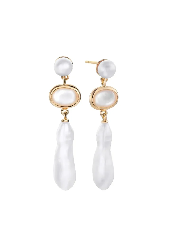 Pendientes Coco triple con madreperla - 514031