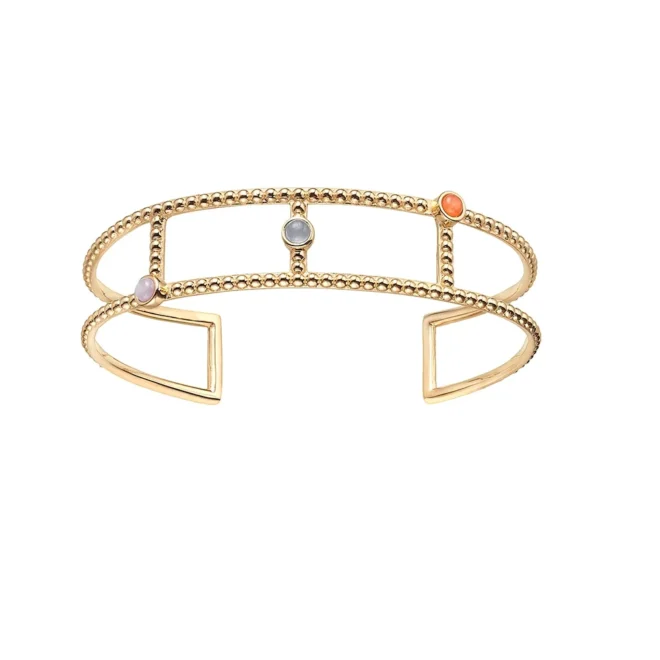 Brazalete Macedonia con cuarzos multicolors - 514039