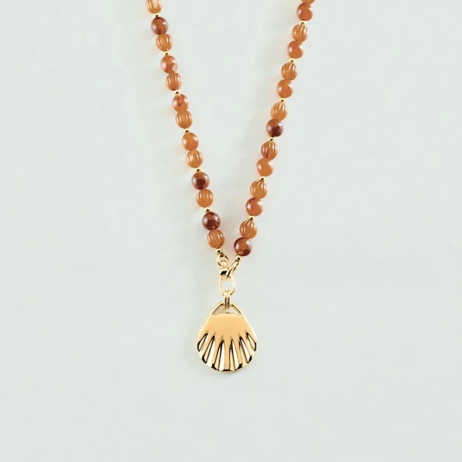 Collar Agatha Madeleine marrón dorado - 02681185-236-TU