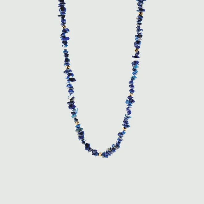 Collar corto Agatha Paris Cassis azul dorado - 02680465-109-TU