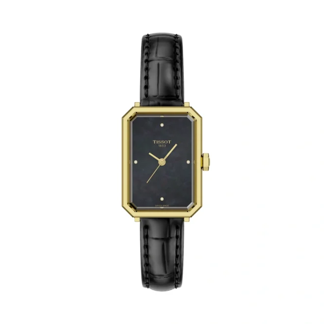 Reloj mujer Tissot SRV 30 mm nácar negro - T1601103612600