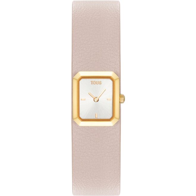 Reloj TOUS KARAT Emerald Mini Piel Rosa Acero Dorado - 3000151200