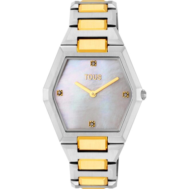 Reloj TOUS KARAT Eight Esfera Nácar Brazalete Acero Dorado - 3000150600