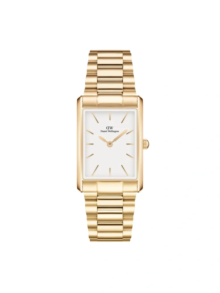 Reloj Daniel Wellington Bound 3-Link Dorado Caja Rectangular - DW00100703