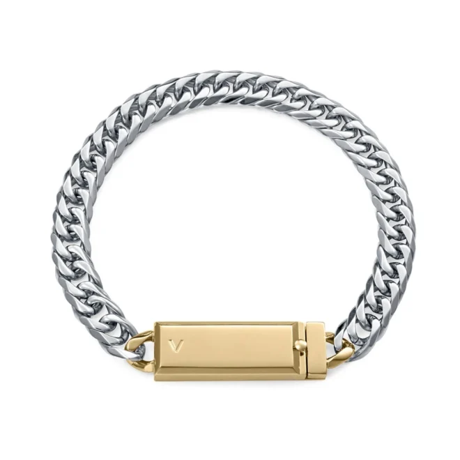 Pulsera Viceroy acero dorado 21 cm hombre - 15213P01000