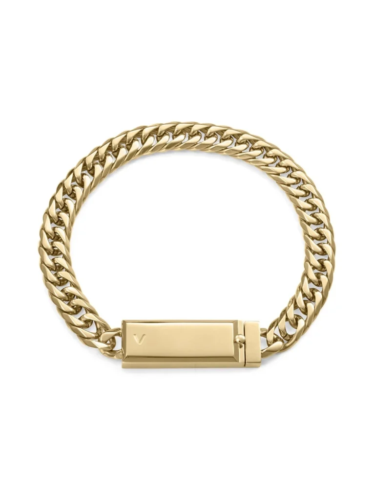 Pulsera Viceroy acero dorado 21 cm hombre - 15213P01012