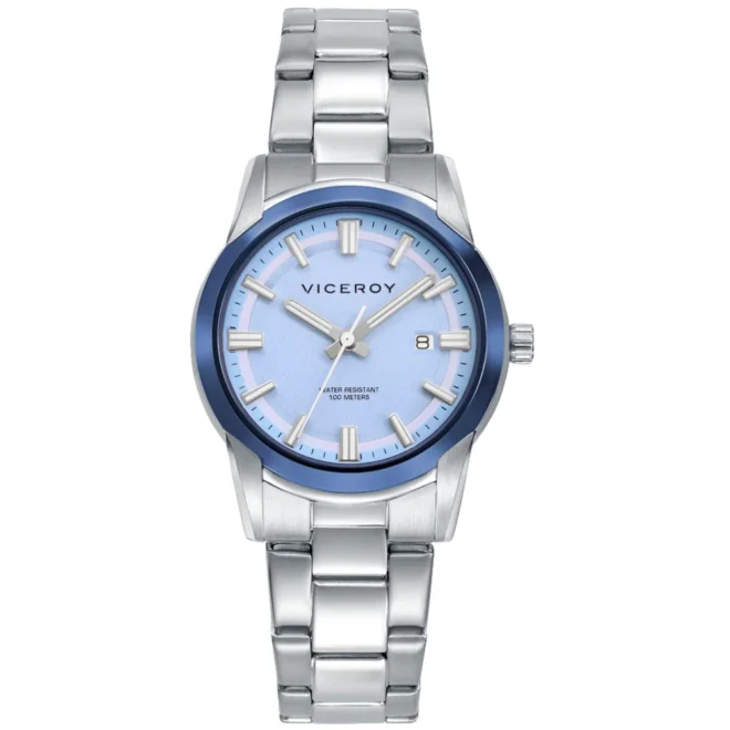 Reloj Viceroy bicolor azul acero 30 mm mujer - 401348-37
