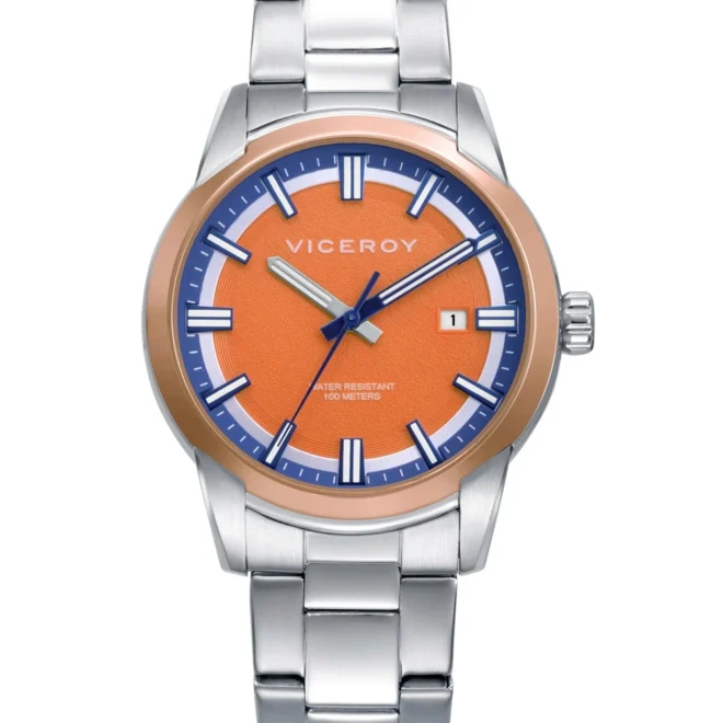 Reloj Viceroy bicolor rosado acero 40 mm hombre - 401503-97
