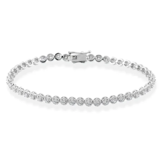 Pulsera Marina García rivière romántica de plata - 90437UB