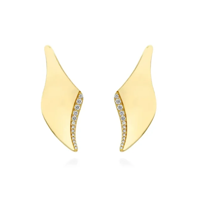 Pendientes Marina García Etna plata y circonitas - 91190PD