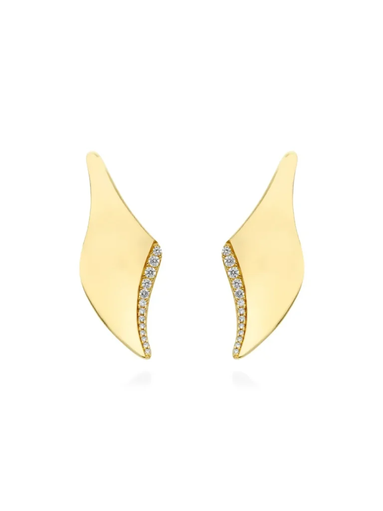 Pendientes Marina García Etna plata y circonitas - 91190PD