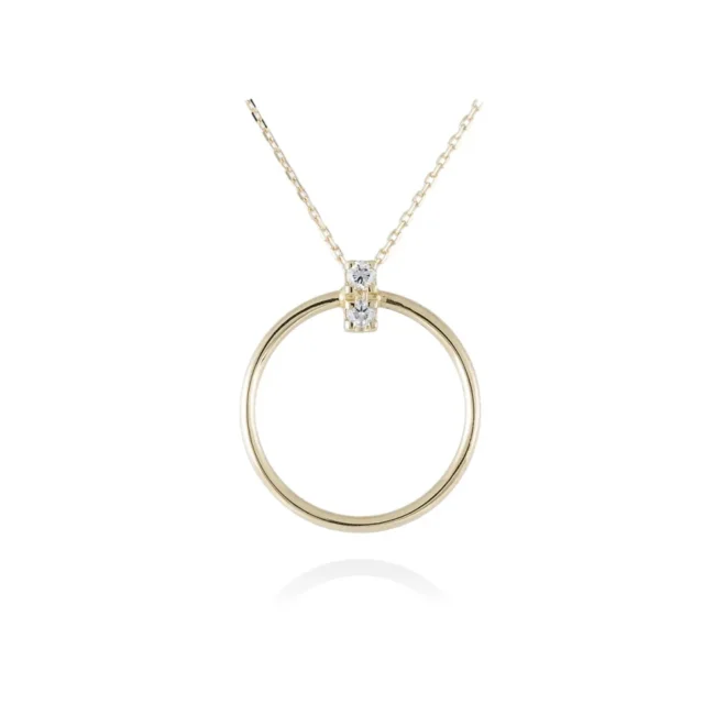 Gargantilla Marina García oro 18 kt y diamantes - A2459GA40