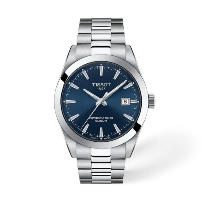 Reloj Tissot Gentleman 40 mm automático azul - T1274071104100
