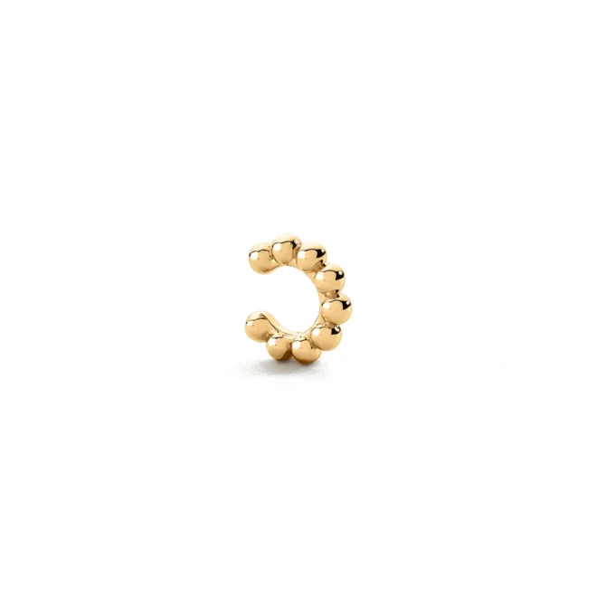 Earcuff Agatha Batignolles dorado texturizado - 02380814-157-TU