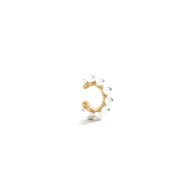 Earcuff Agatha Batignolles perla blanca - 02380814-294-TU