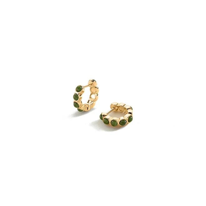 Mini criollas Agatha Batignolles cuarzo verde - 02380817-658-TU