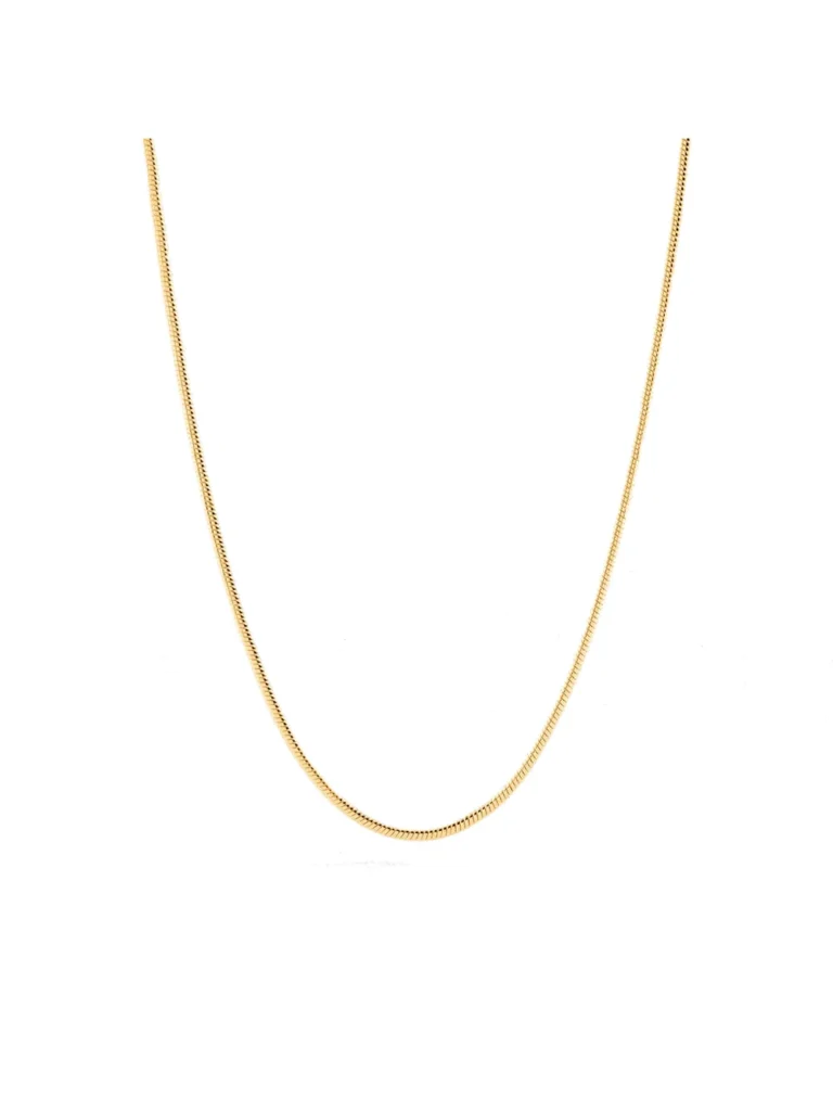 Collar Agatha Lucky cadena forzada dorado 50 cm - 02680983-157-TU