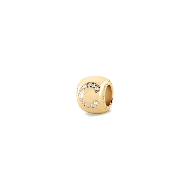 Colgante Agatha Lucky inicial C dorado - 02880407-137-TU