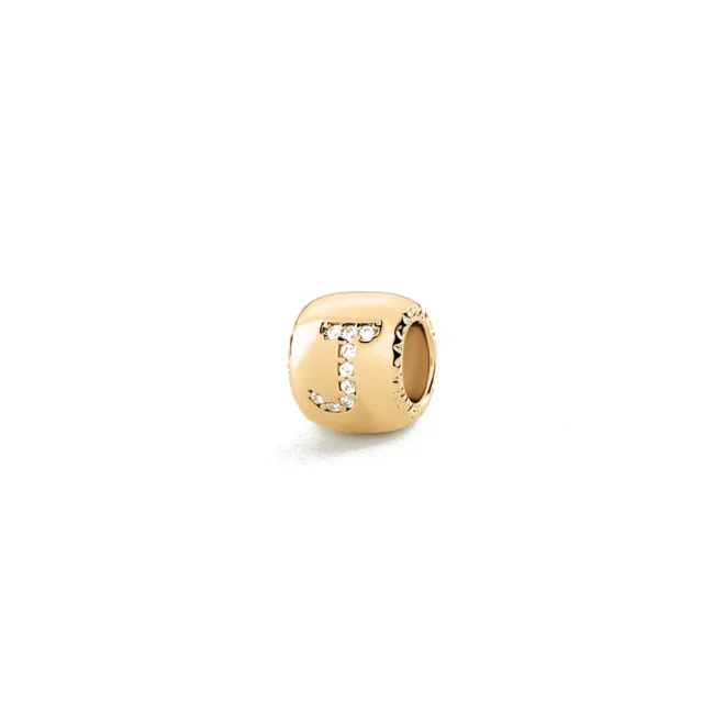 Colgante Agatha Lucky inicial J dorado - 02880414-137-TU