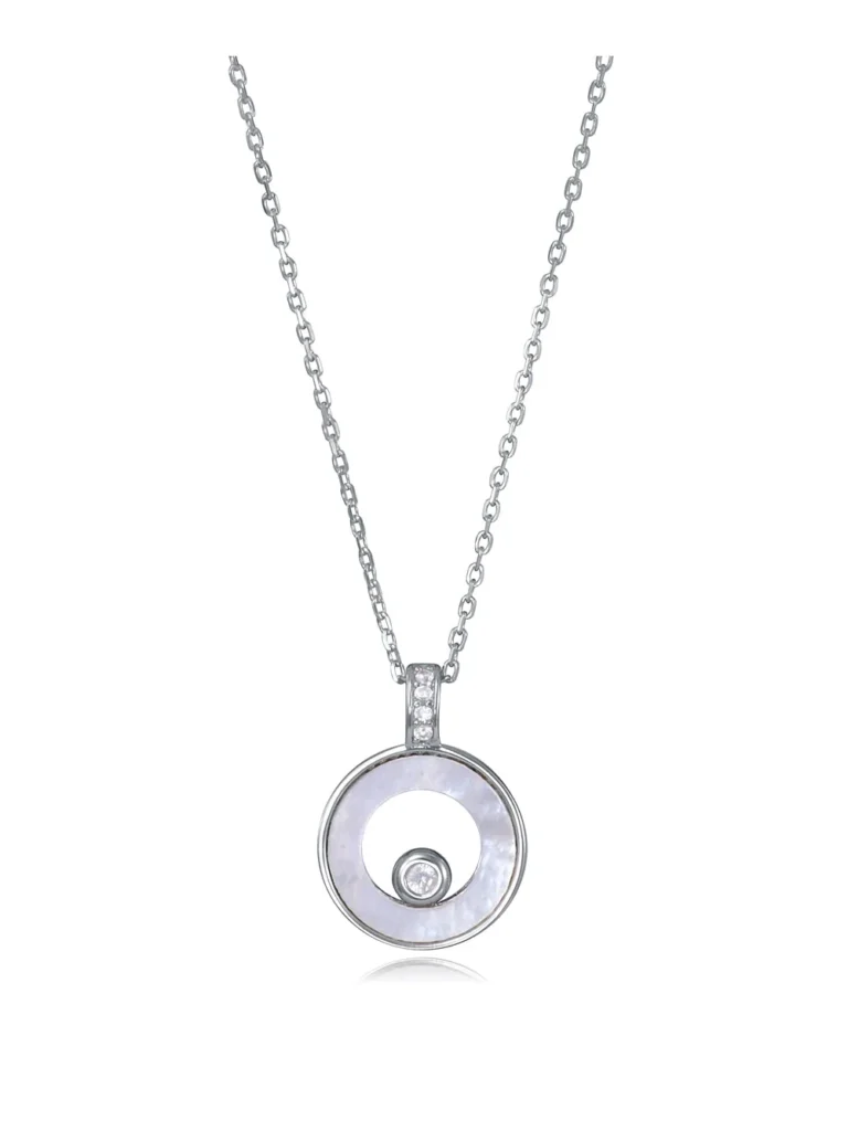 Collar Viceroy plata de primera ley baño de rodio colgante madreperla - 13276C000-90