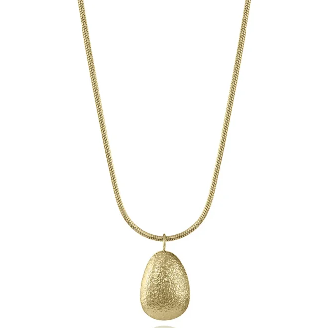 Collar Viceroy Laura Escanes cadena serpiente colgante gota dorado - 14459C01012