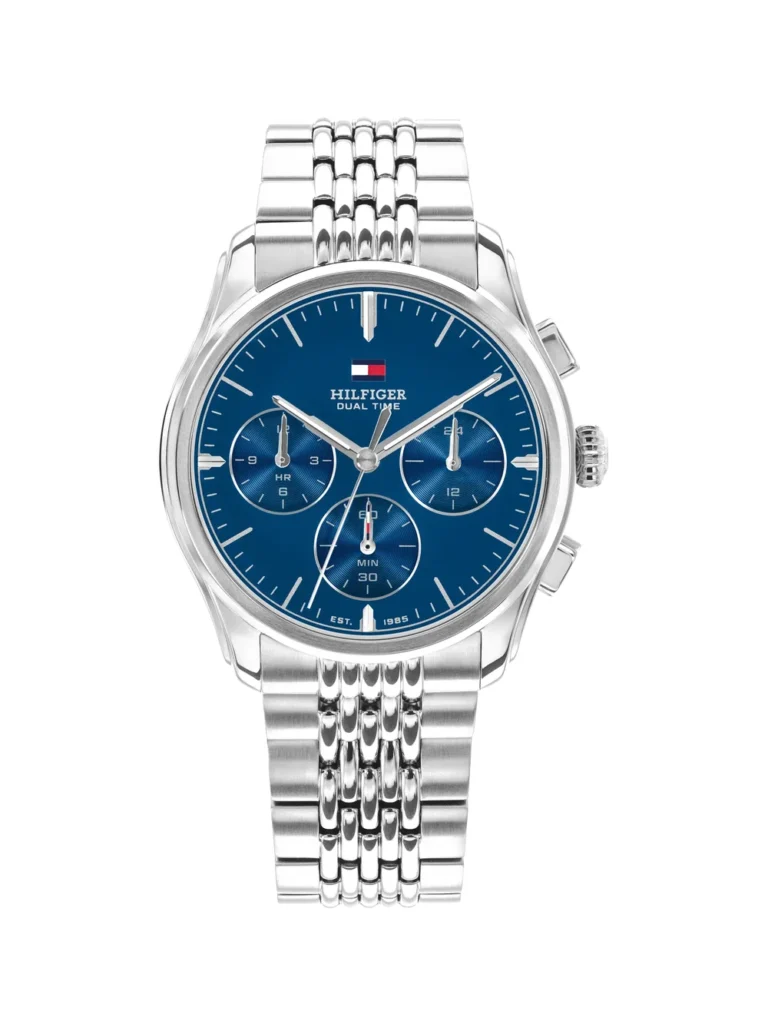 Reloj Tommy Hilfiger The Empire doble huso horario acero 38mm - 1710811