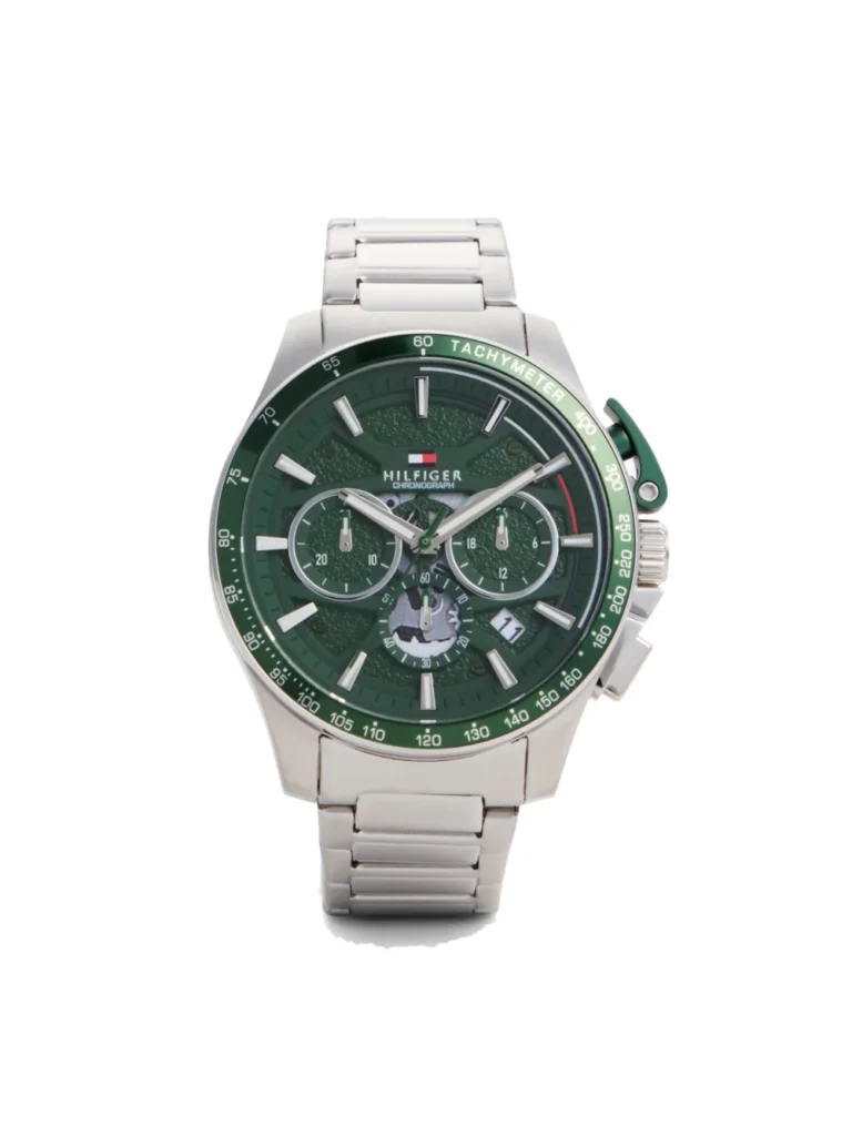 Reloj Tommy Hilfiger cronógrafo acero esfera verde 44mm - 1792293