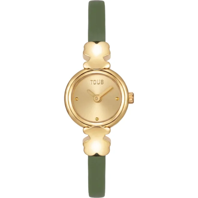 Reloj TOUS Icon Chic dorado correa verde - 3000153100