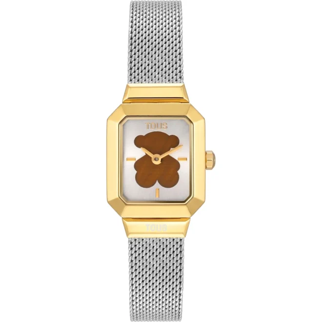 Reloj analógico TOUS Karat Reveal acero dorado y ojo de tigre - 3000153500