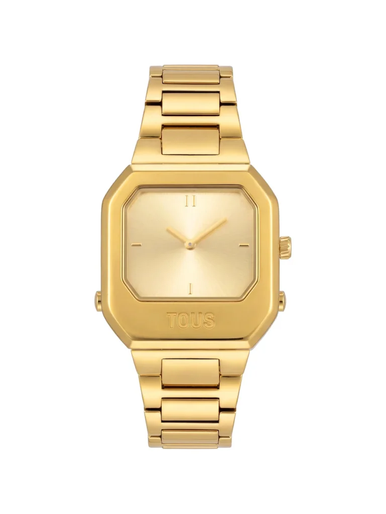Reloj analógico/digital TOUS Lit espejo oso acero dorado - 3000153700