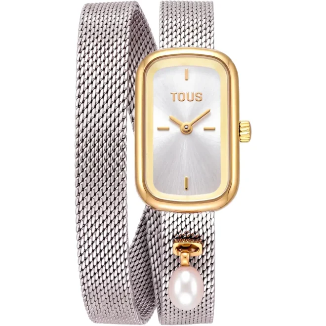 Reloj TOUS T-Band Club Embraced acero y perla - 3000154700